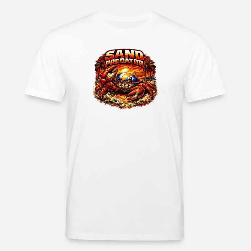 Prédateur de sable - T-shirt bio CREATOR Stanley/Stella Unisexe - blanc