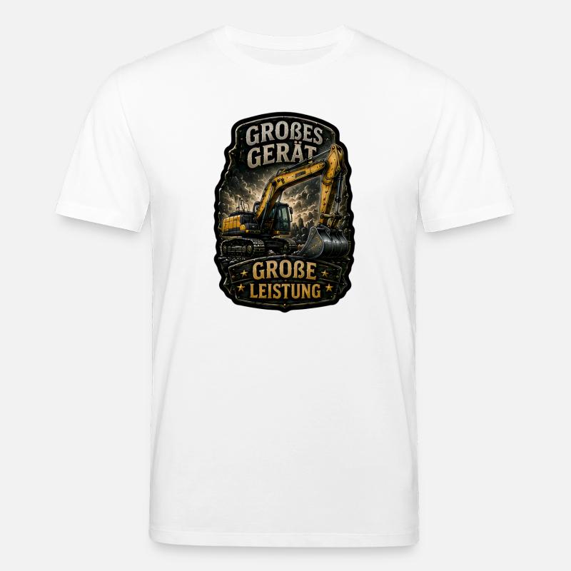 Großes Gerät. Große Leistung. - Stanley/Stella Unisex Bio-T-Shirt CREATOR - Weiß