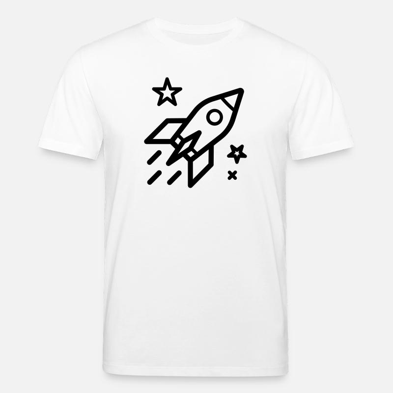 fusée - T-shirt bio CREATOR Stanley/Stella Unisexe - blanc