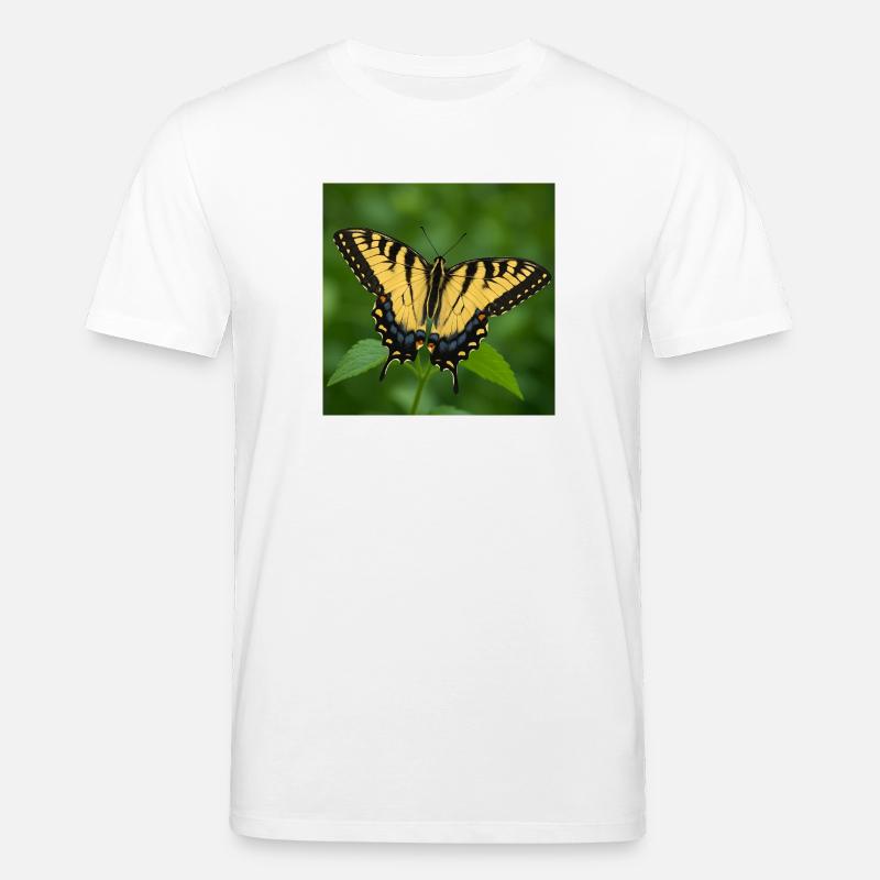 Eastern Tiger swallowtail - Stanley/Stella CREATOR Unisex Organic T-Shirt - white
