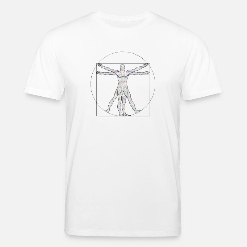 Da Vinci Programmierer Geschenkidee - Stanley/Stella Unisex Bio-T-Shirt CREATOR  - Weiß