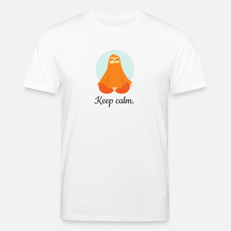 Keep Calm - Stanley/Stella Unisex Bio-T-Shirt CREATOR  - Weiß