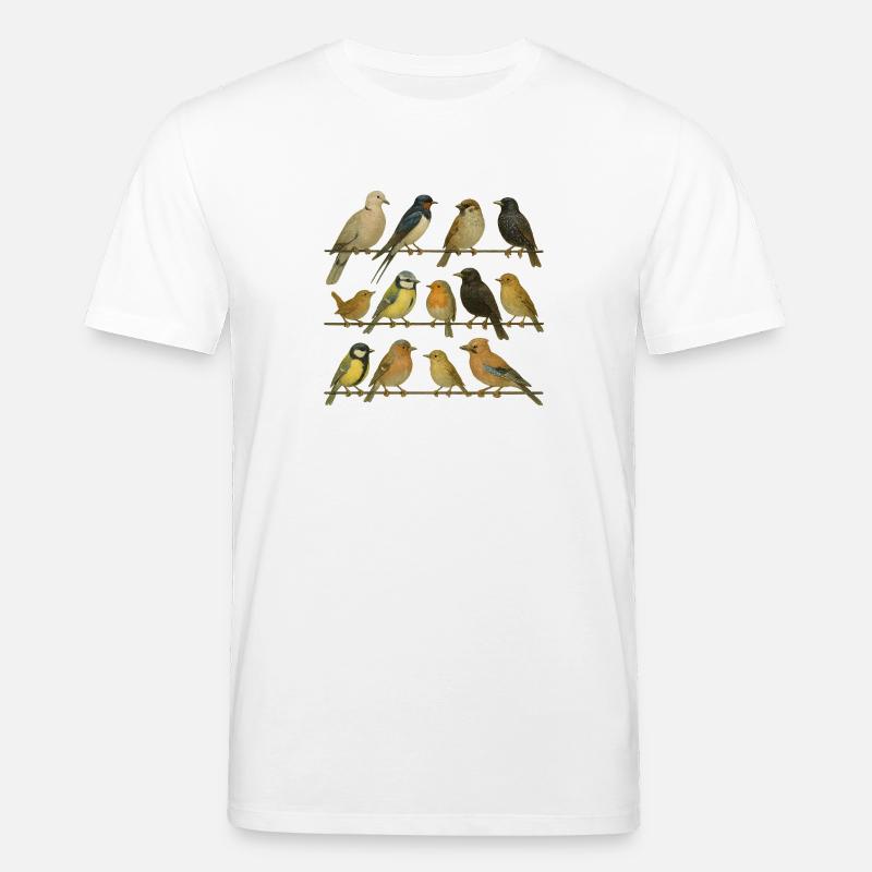 Vogelbeobachter Vogelliebhaber - Stanley/Stella Unisex Bio-T-Shirt CREATOR  - Weiß