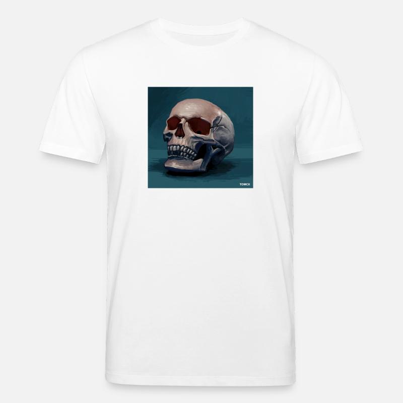 Skull - Stanley/Stella Unisex Bio-T-Shirt CREATOR  - Weiß