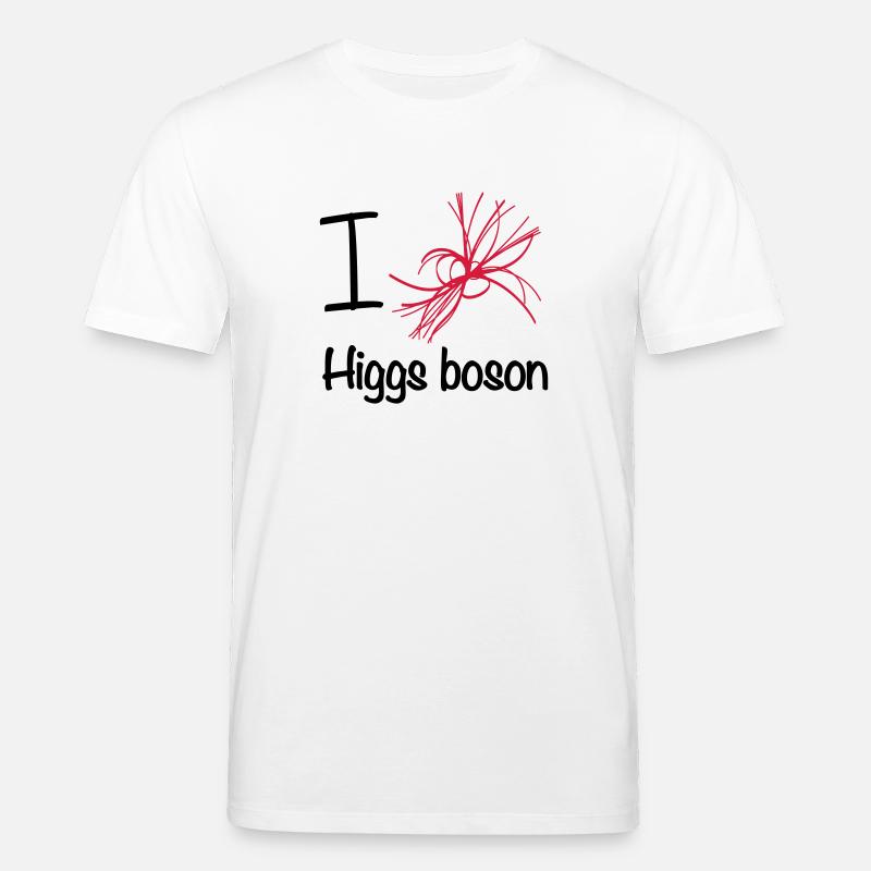 I love Higgs boson - T-shirt bio CREATOR Stanley/Stella Unisexe - blanc