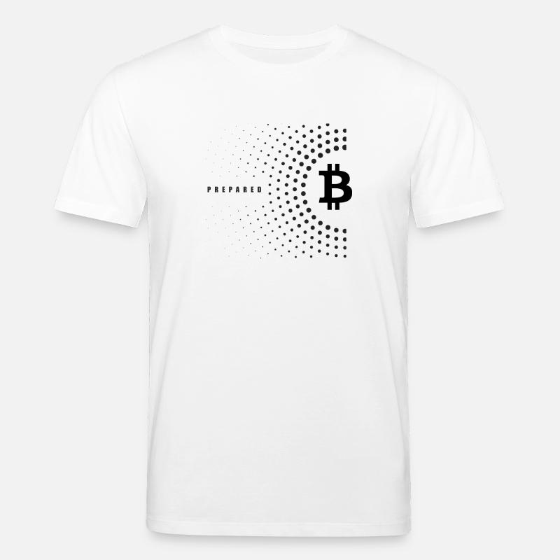 Bitcoin Prepared - T-shirt bio CREATOR Stanley/Stella Unisexe - blanc