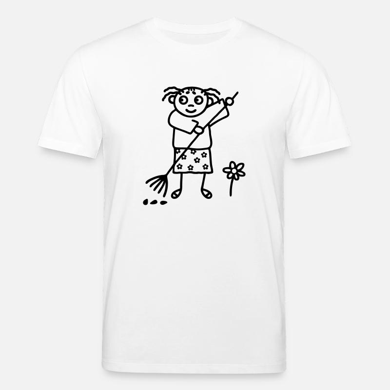 Gartenarbeit Gärtnerin - Stanley/Stella Unisex Bio-T-Shirt CREATOR  - Weiß