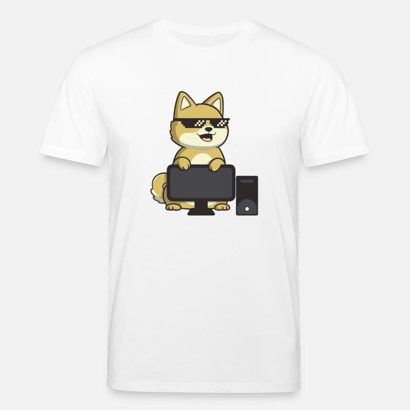 Magic Degen - Computer - Stanley/Stella Unisex Bio-T-Shirt CREATOR  - Weiß