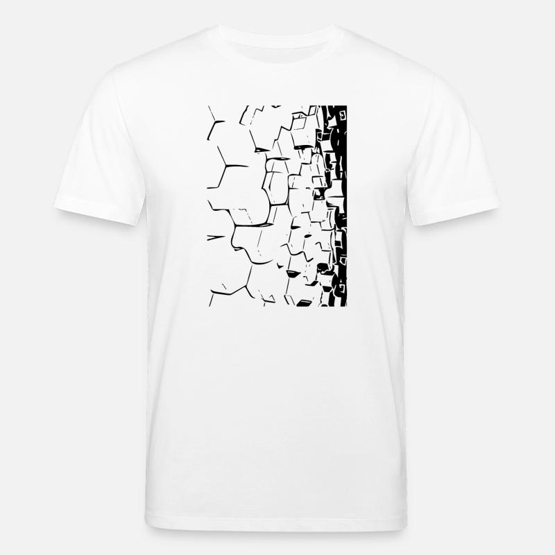 Nb d’aubes 3D - T-shirt bio CREATOR Stanley/Stella Unisexe - blanc