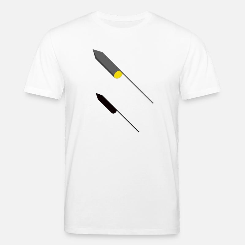 Fusée 3D - Conception - T-shirt bio CREATOR Stanley/Stella Unisexe - blanc