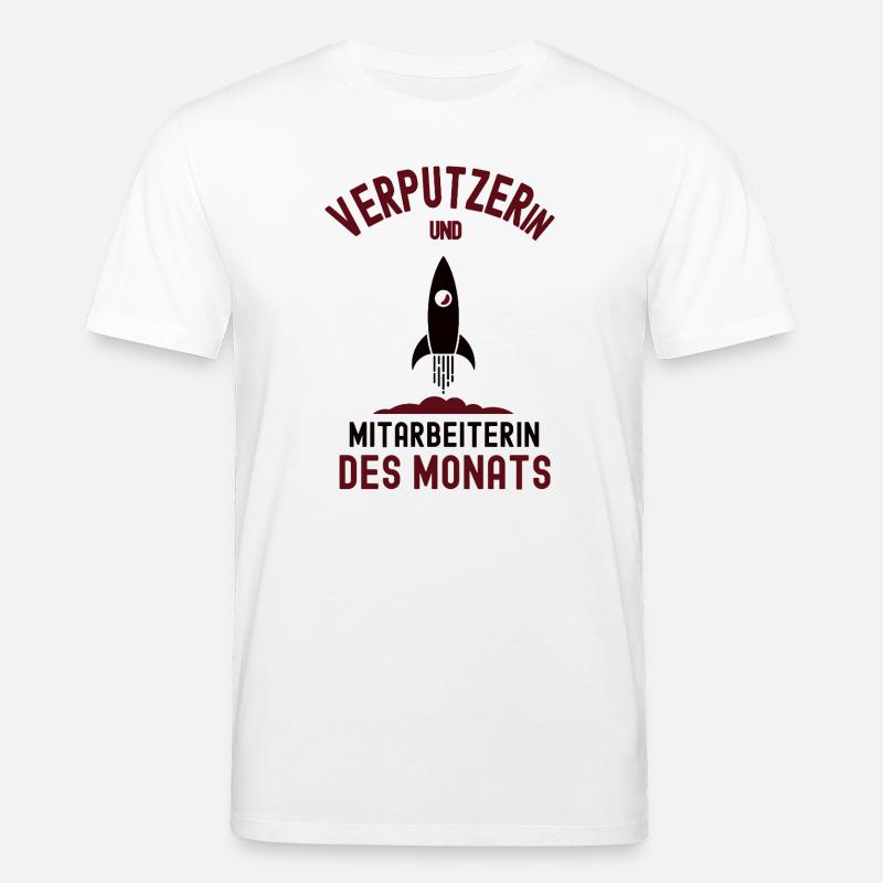 Mitarbeiterin des Monats Verputzerin Verputzer - Stanley/Stella Unisex Bio-T-Shirt CREATOR  - Weiß