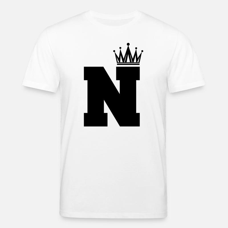 Couronne N - T-shirt bio CREATOR Stanley/Stella Unisexe - blanc