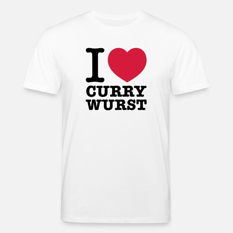 i love Currywurst - Stanley/Stella Unisex Bio-T-Shirt CREATOR  - Weiß
