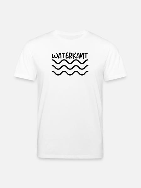 waterkant waves - Stanley/Stella Unisex Bio-T-Shirt CREATOR  - Weiß