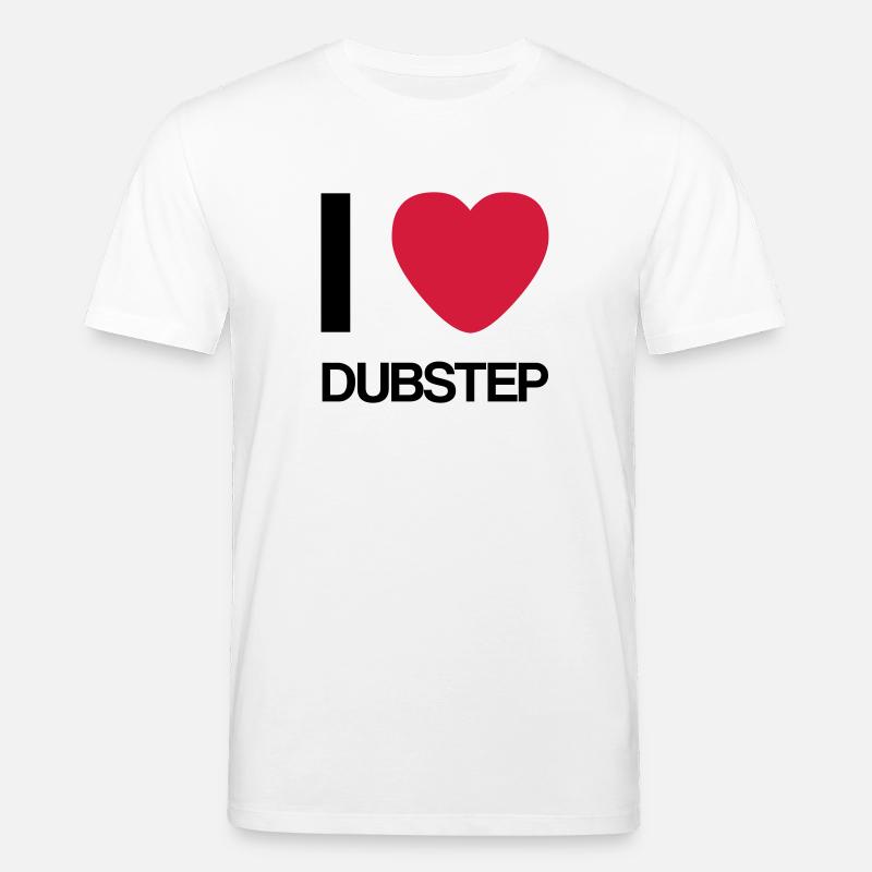 J'AIME idée cadeau Dubstep- - T-shirt bio CREATOR Stanley/Stella Unisexe - blanc