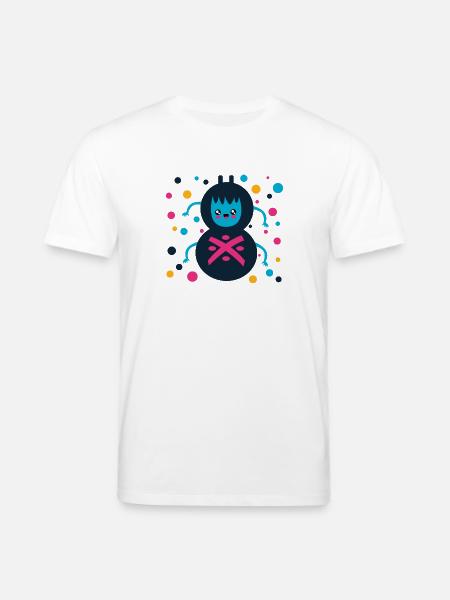 cute spider, gift, spinner - Stanley/Stella CREATOR Unisex Organic T-Shirt - white