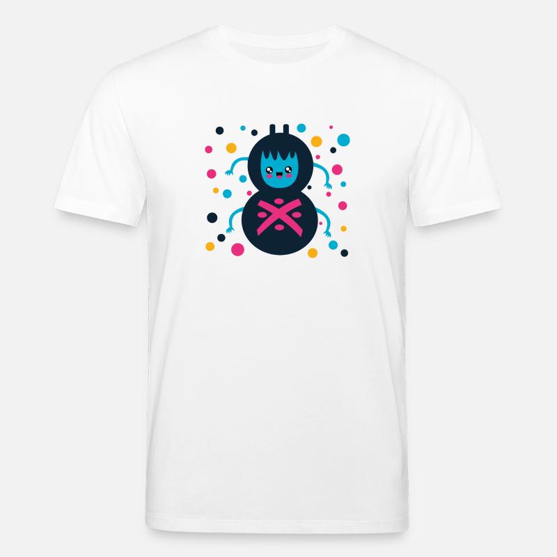 cute spider, gift, spinner - Stanley/Stella CREATOR Unisex Organic T-Shirt - white