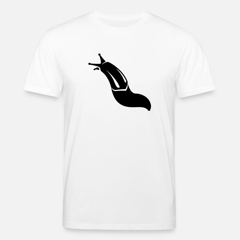 Nacktschnecke - Stanley/Stella Unisex Bio-T-Shirt CREATOR  - Weiß
