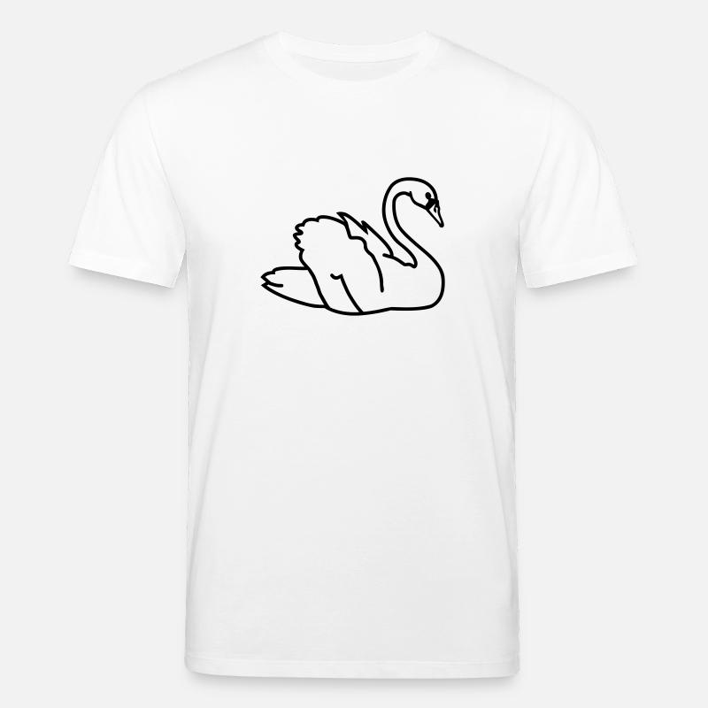 Schwan - Stanley/Stella Unisex Bio-T-Shirt CREATOR  - Weiß