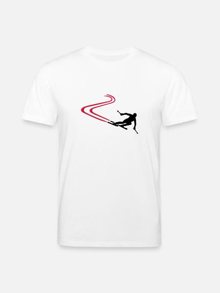 Ski - Stanley/Stella CREATOR økologisk unisex-T-shirt - hvid
