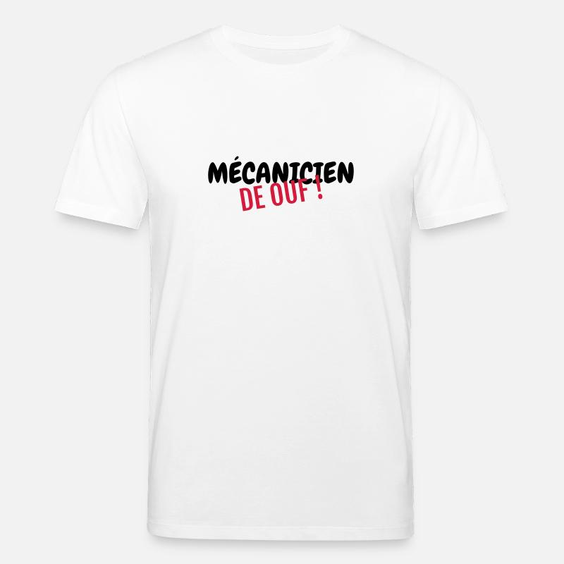 mécanique / mécanicien / mécano / garage - T-shirt bio CREATOR Stanley/Stella Unisexe - blanc