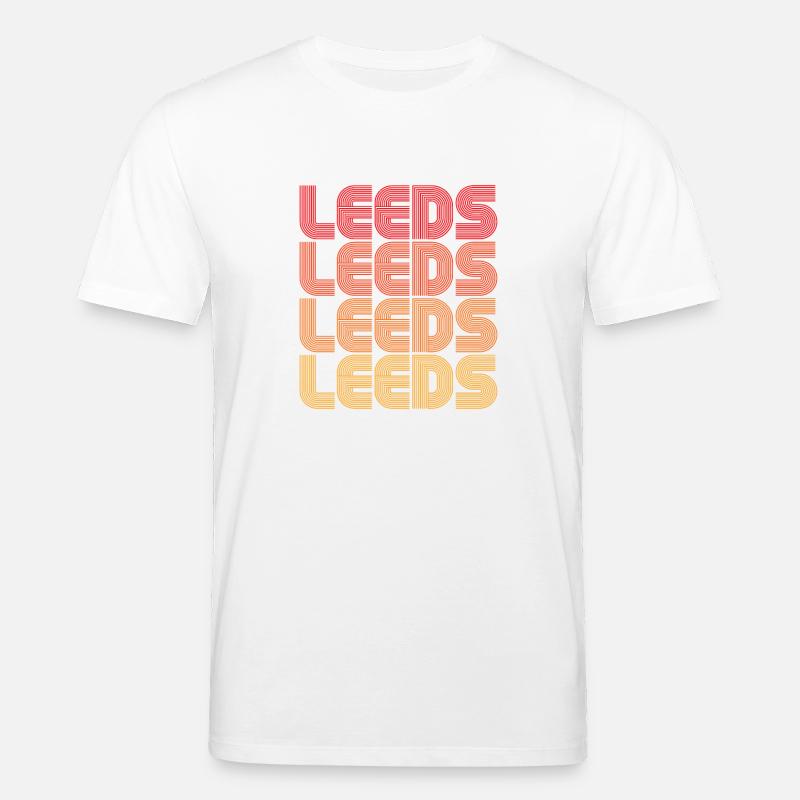 Leeds Gradient Repeats - Stanley/Stella Unisex Bio-T-Shirt CREATOR  - Weiß