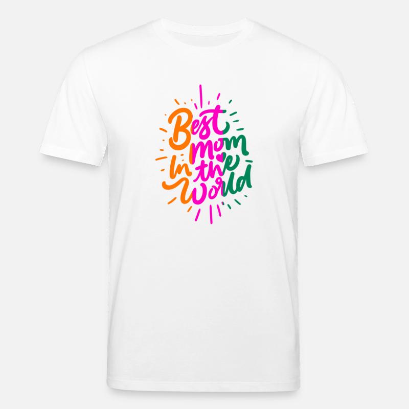 Beste Mutter der Welt - Stanley/Stella Unisex Bio-T-Shirt CREATOR - Weiß