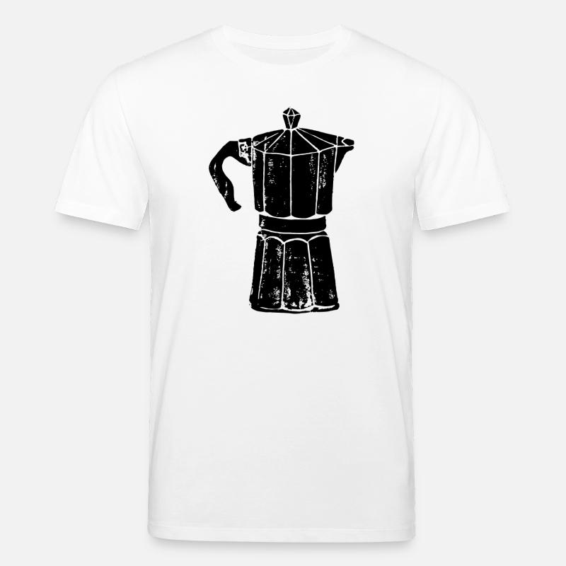 Kaffee – But first coffee - Stanley/Stella Unisex Bio-T-Shirt CREATOR  - Weiß