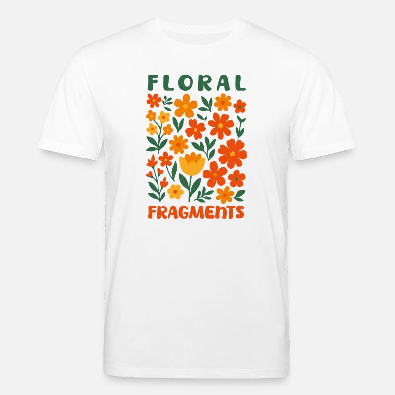 Blütenfragmente von helfspawn - Stanley/Stella Unisex Bio-T-Shirt CREATOR  - Weiß