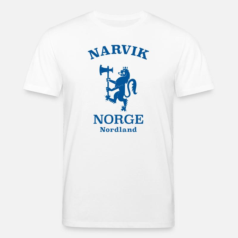 Narvik Norway Norwegen - Stanley/Stella Unisex Bio-T-Shirt CREATOR - Weiß