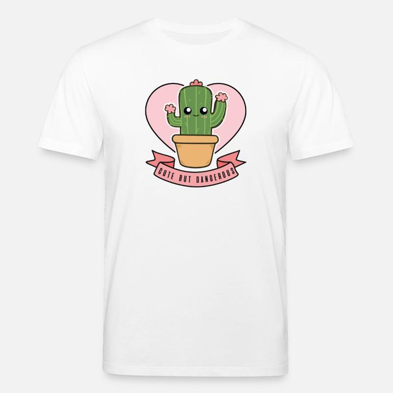 Nett aber gefährlich - Stanley/Stella Unisex Bio-T-Shirt CREATOR  - Weiß