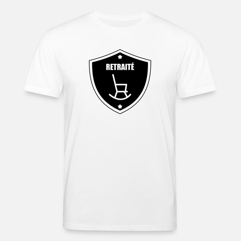 retraite / retraité / retraitée / pension - T-shirt bio CREATOR Stanley/Stella Unisexe - blanc