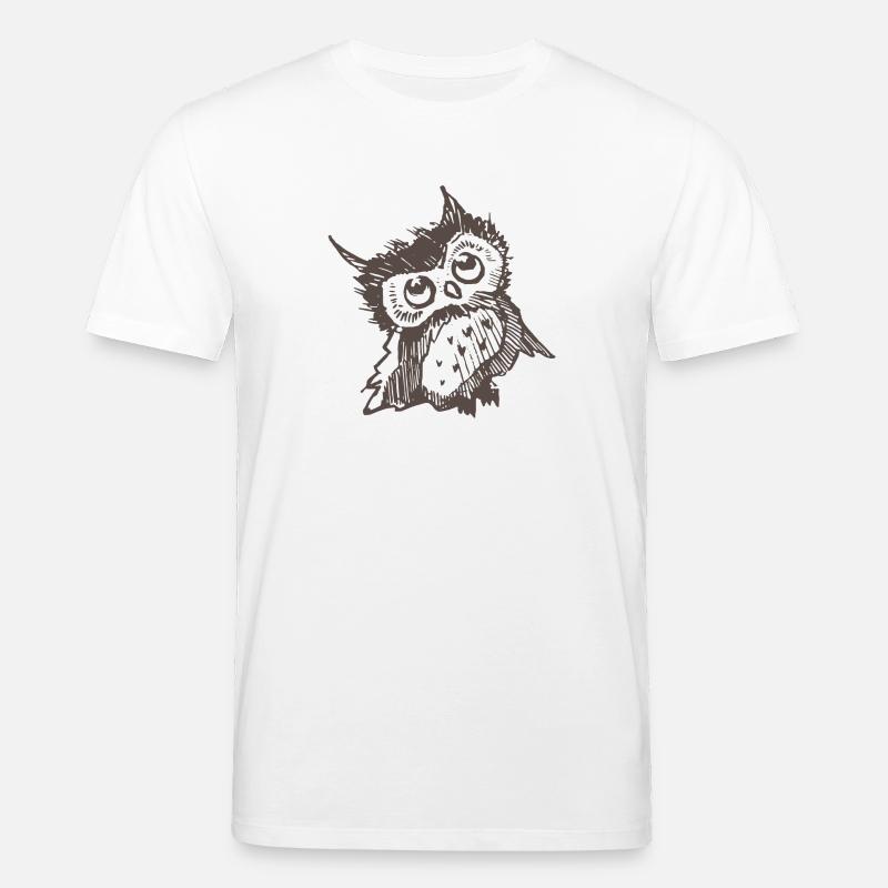 Eule - Stanley/Stella Unisex Bio-T-Shirt CREATOR  - Weiß