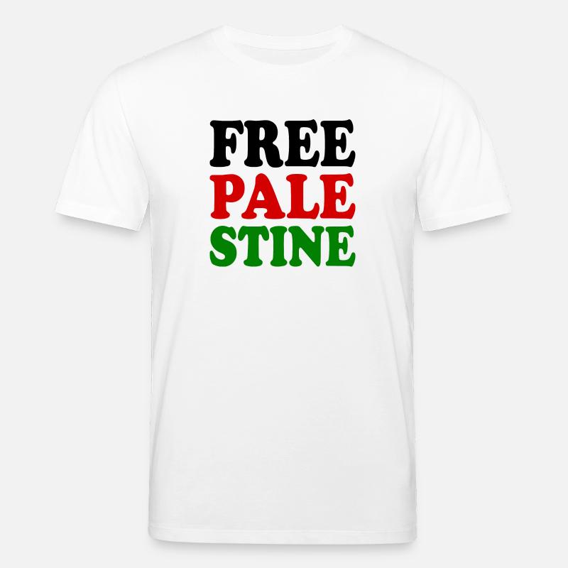 Free palestine - Stanley/Stella Unisex Bio-T-Shirt CREATOR  - Weiß