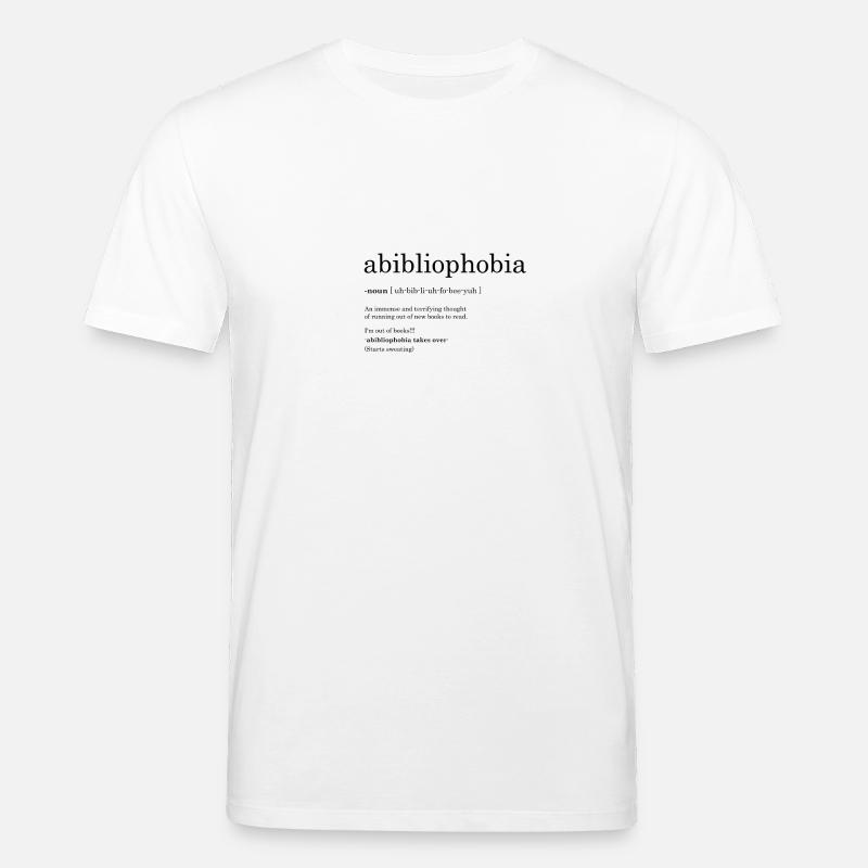 abibliophobia definition - Stanley/Stella Unisex Bio-T-Shirt CREATOR  - Weiß