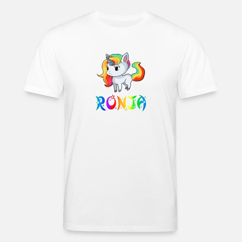 Ronja Einhorn - Stanley/Stella Unisex Bio-T-Shirt CREATOR  - Weiß