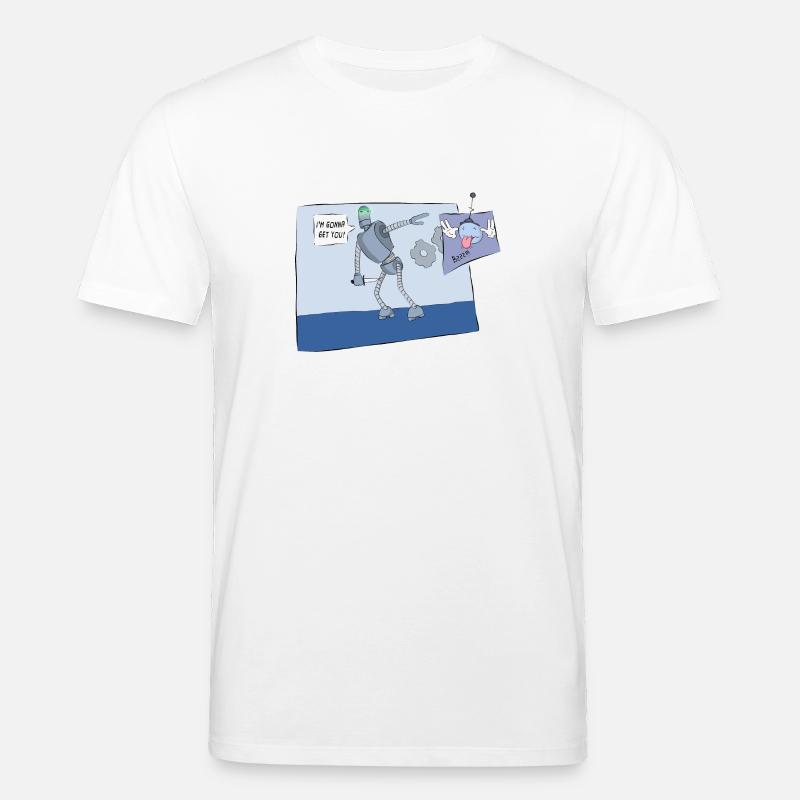 Dumme Roboter - Stanley/Stella Unisex Bio-T-Shirt CREATOR  - Weiß
