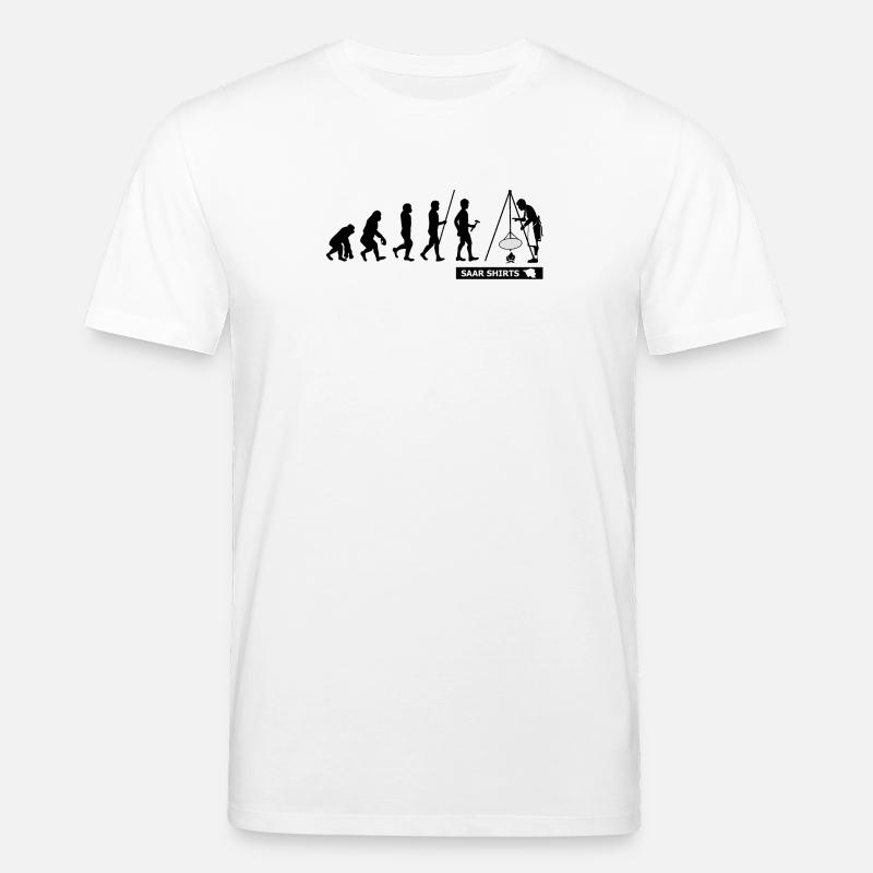 SAARLAND EVOLUTION | SCHWENKER | GESCHENKIDEE - Stanley/Stella Unisex Bio-T-Shirt CREATOR  - Weiß