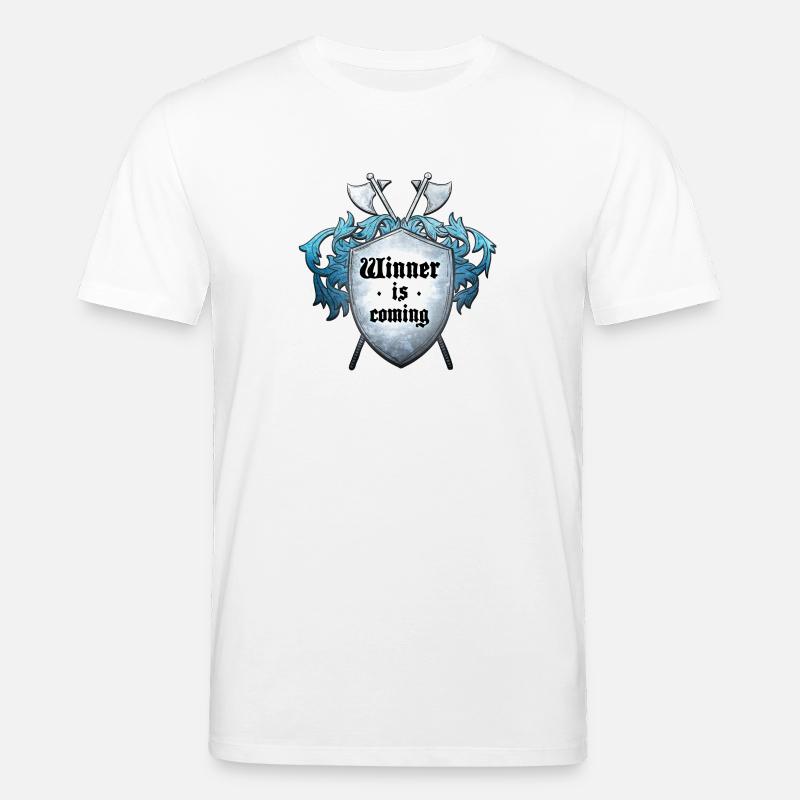 Der Gewinner kommt - Stanley/Stella Unisex Bio-T-Shirt CREATOR  - Weiß