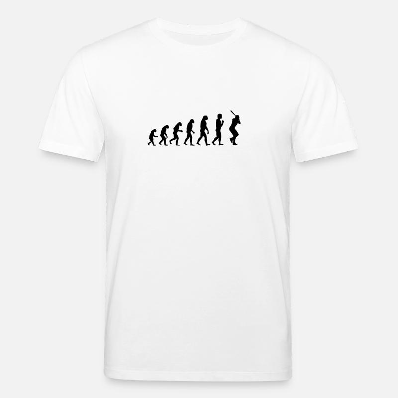 Baseball Evolution Shirt - Sport - Stanley/Stella Unisex Bio-T-Shirt CREATOR  - Weiß