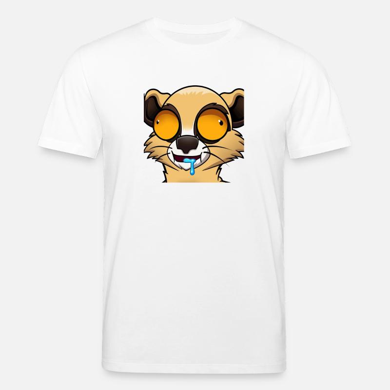 Hypnotisiertes Erdmännchen - Stanley/Stella Unisex Bio-T-Shirt CREATOR  - Weiß
