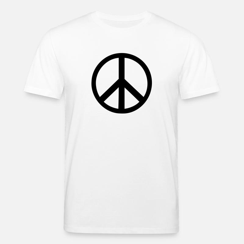 Peace-Sign - Stanley/Stella Unisex Bio-T-Shirt CREATOR  - Weiß