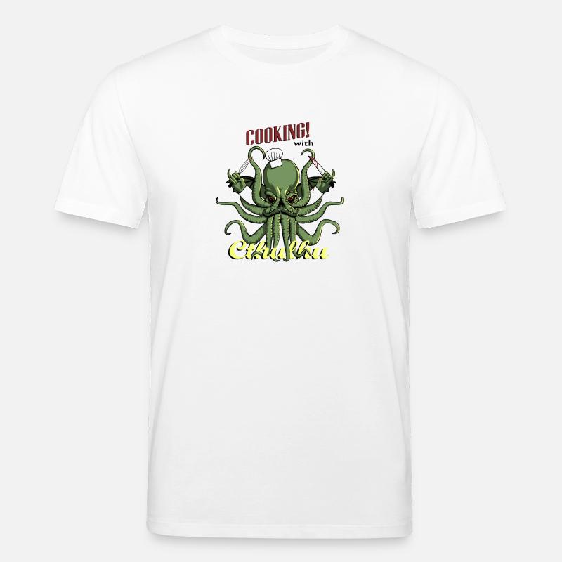 Kochen mit Cthulhu! - Stanley/Stella Unisex Bio-T-Shirt CREATOR  - Weiß