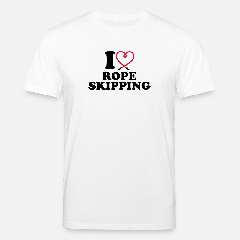 Seilspringen - Stanley/Stella Unisex Bio-T-Shirt CREATOR  - Weiß