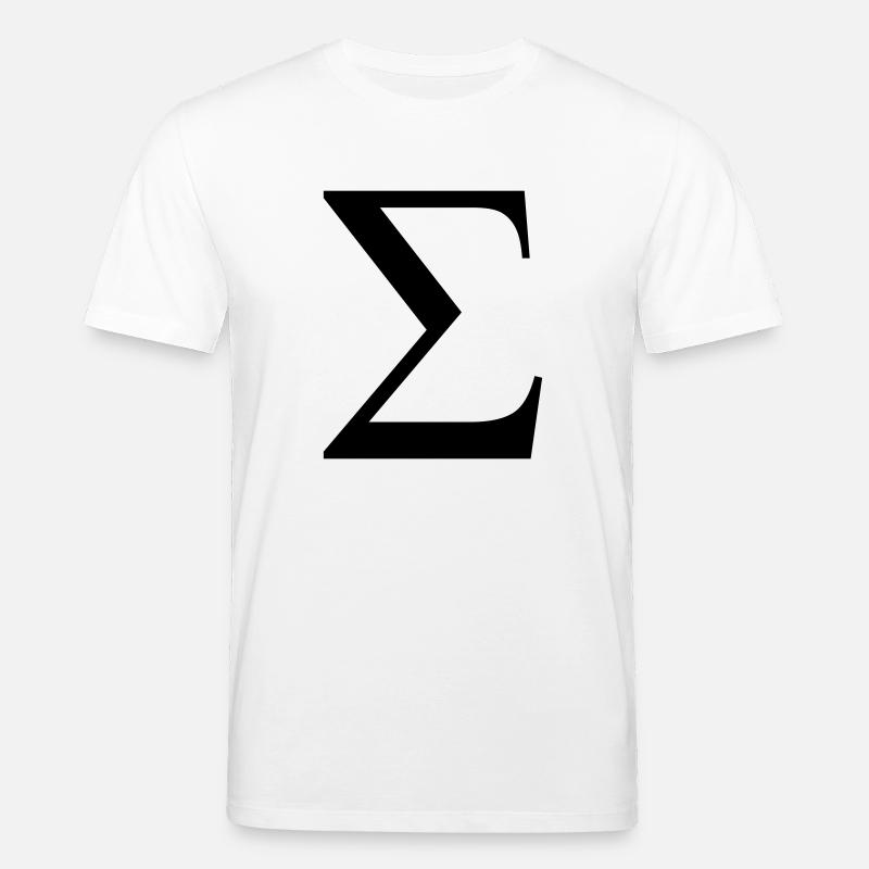 sigma greek - Stanley/Stella Unisex Bio-T-Shirt CREATOR  - Weiß