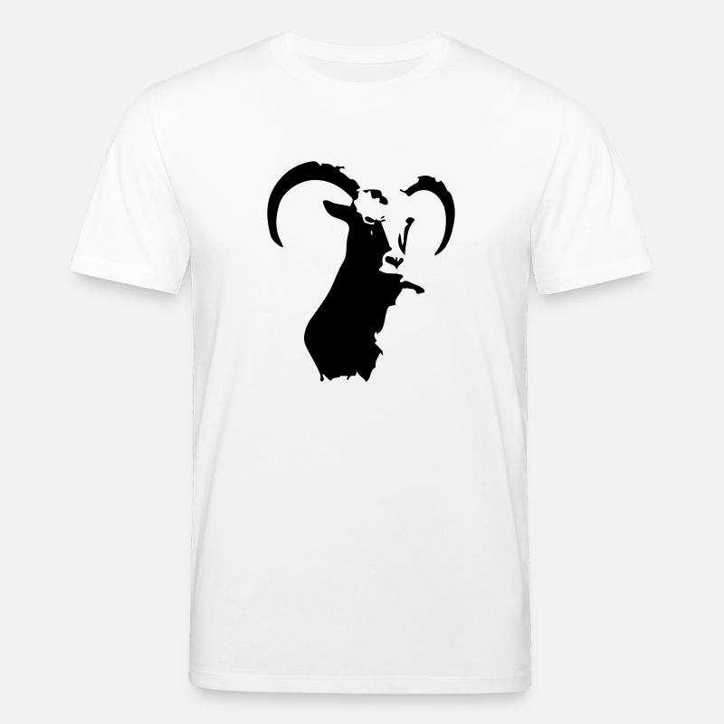 steinbock tier - Stanley/Stella Unisex Bio-T-Shirt CREATOR  - Weiß