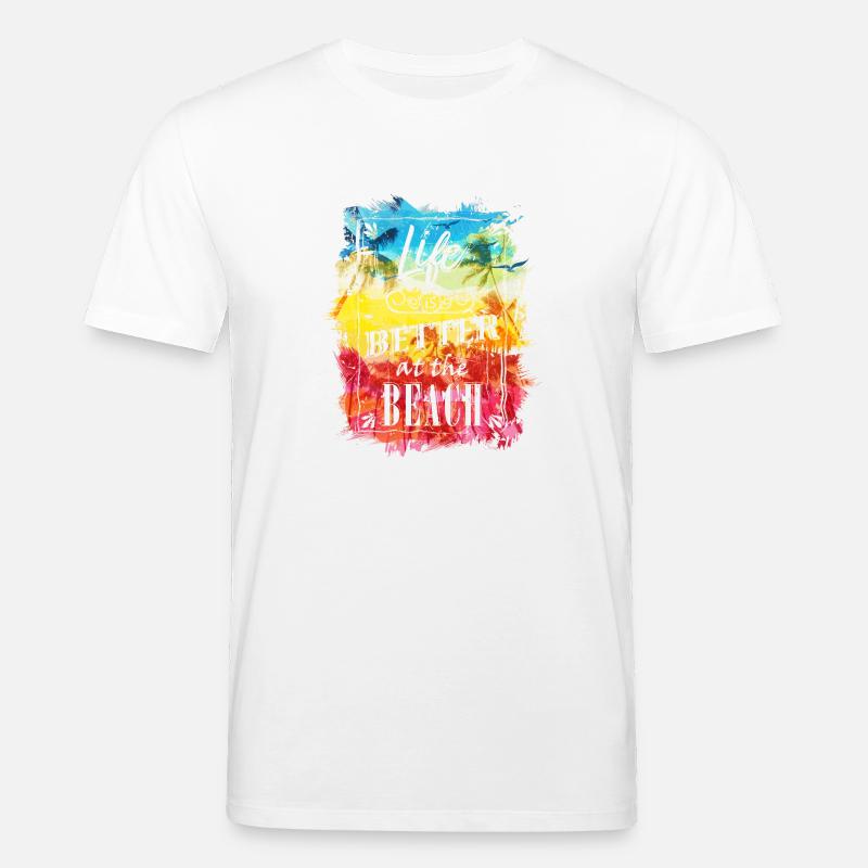 Beach Better Life - Stanley/Stella Unisex Bio-T-Shirt CREATOR  - Weiß