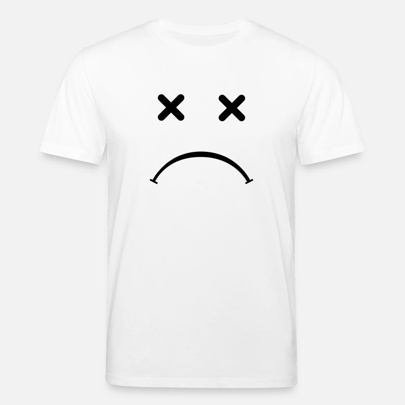 Sad Smiley - After Party - Stanley/Stella Unisex Bio-T-Shirt CREATOR  - Weiß