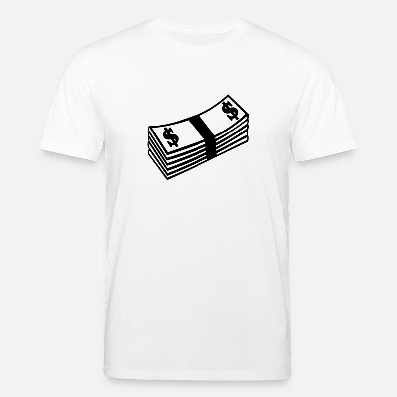 Dollar Geld - Stanley/Stella Unisex Bio-T-Shirt CREATOR  - Weiß