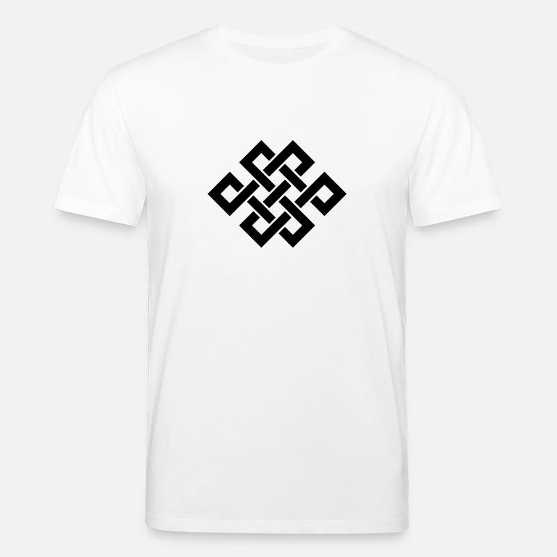 Buddahknot / Endlessknot - T-shirt bio CREATOR Stanley/Stella Unisexe - blanc